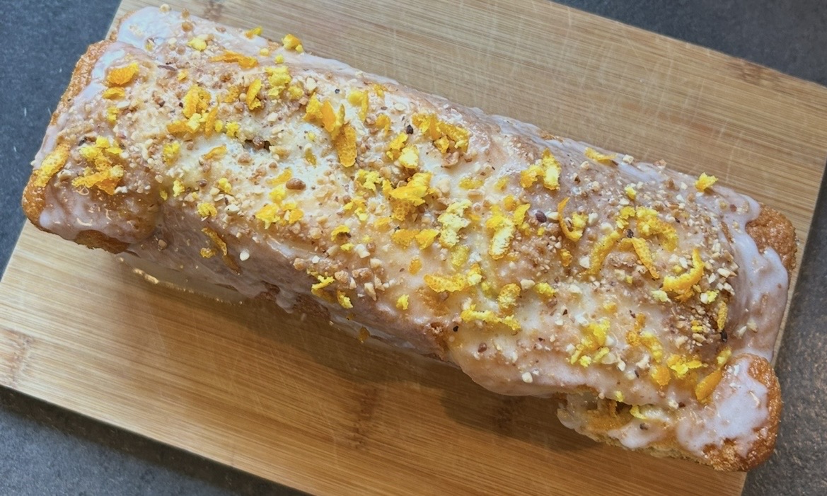 Cake orange/noisette sans gluten