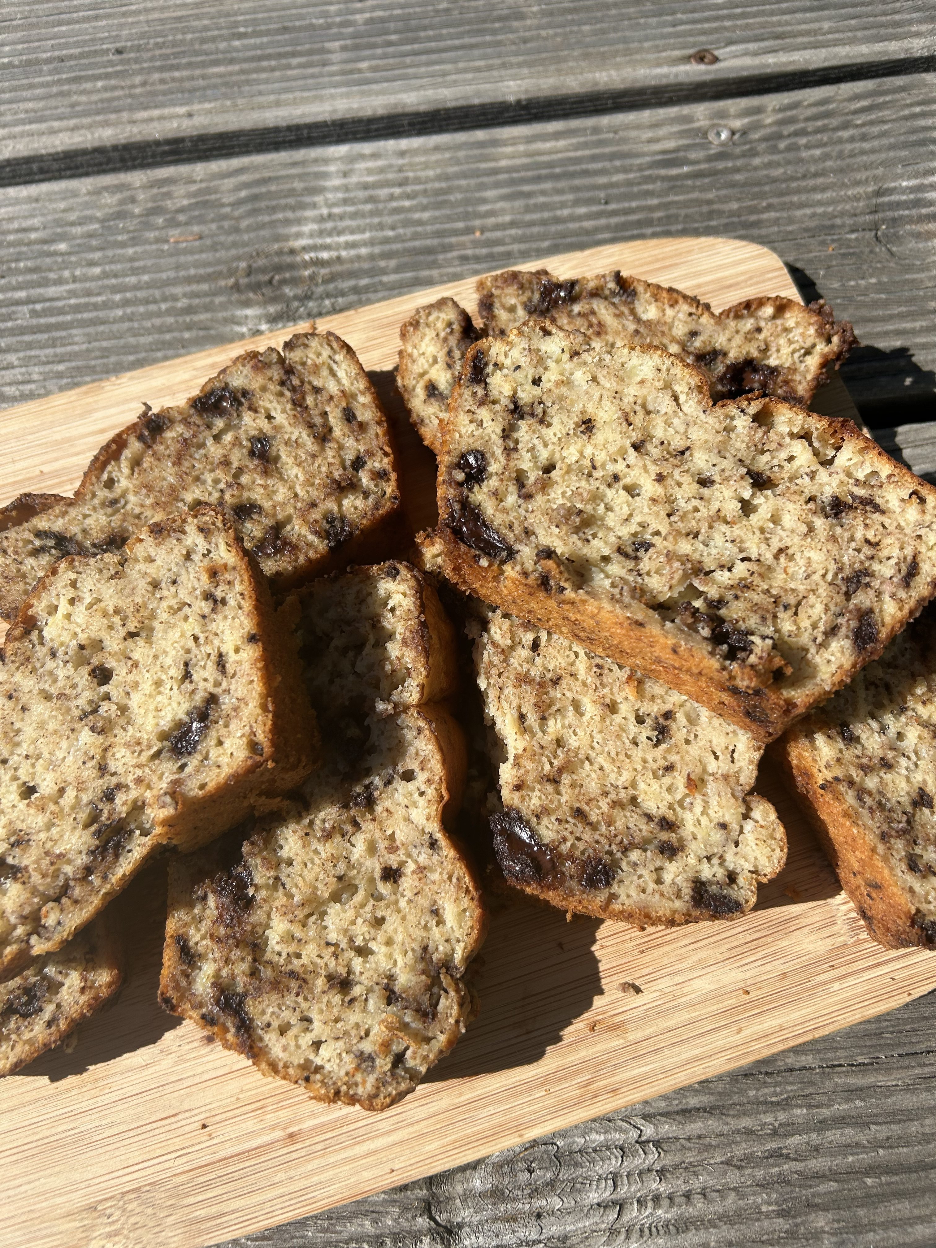 Banana bread/choco sans gluten