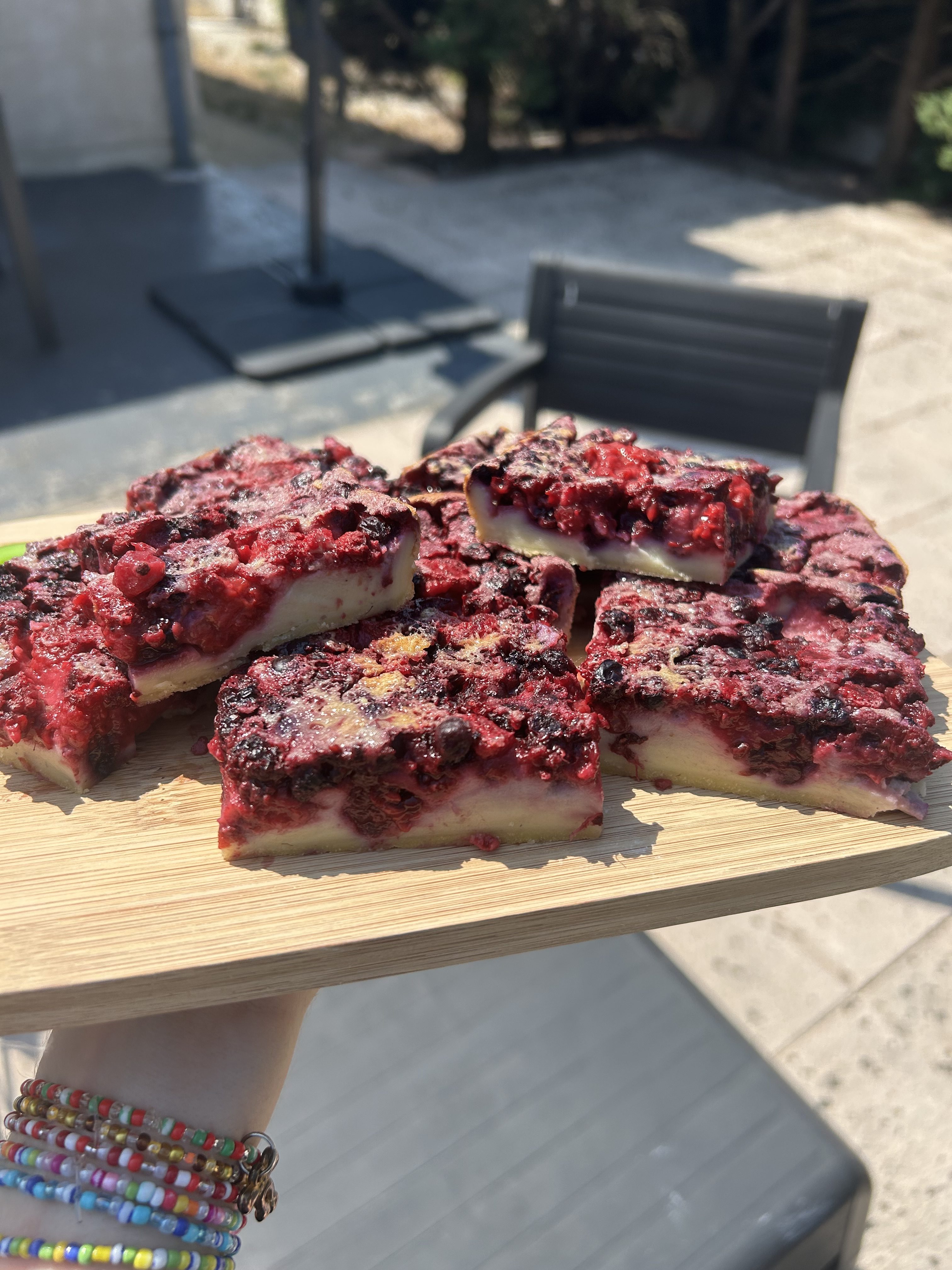 Clafoutis aux fruits rouges sans gluten