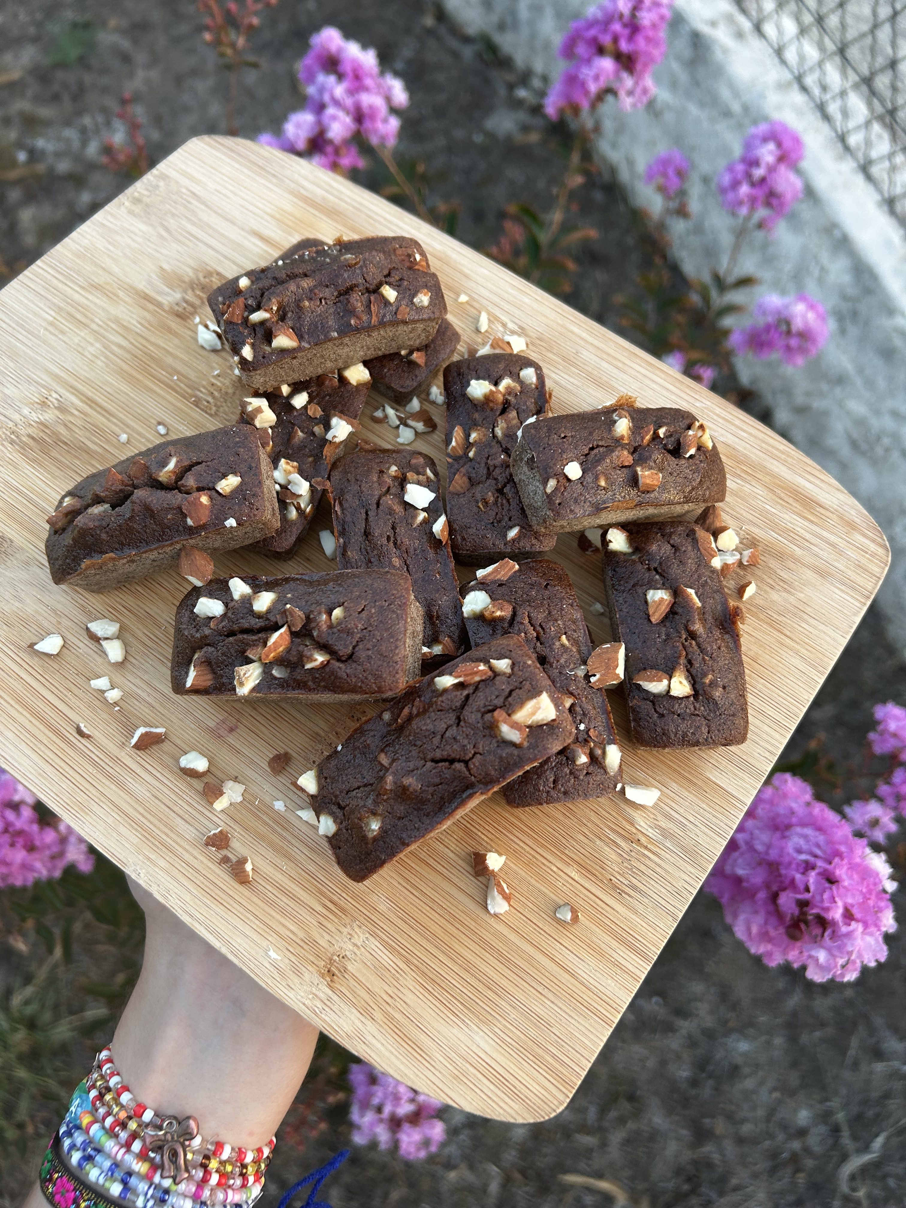Financiers sans gluten à la farine de noisettes